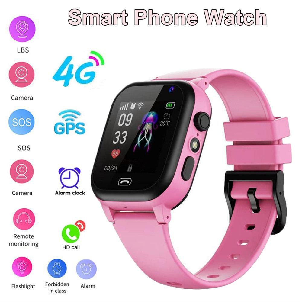 Smart Watch Infantil 4G com Suporte para Cartão SIM - Conectividade e Segurança para Seus Pequenos