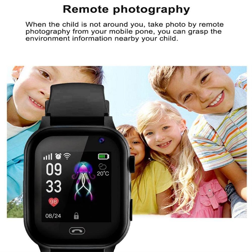 Smart Watch Infantil 4G com Suporte para Cartão SIM - Conectividade e Segurança para Seus Pequenos